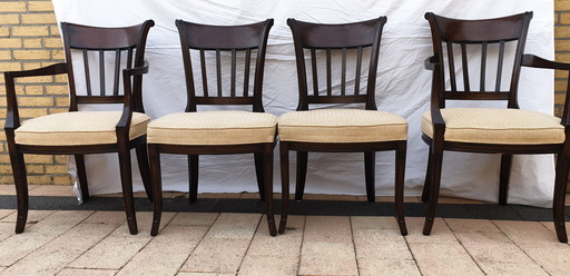 4 rac dining armchairs