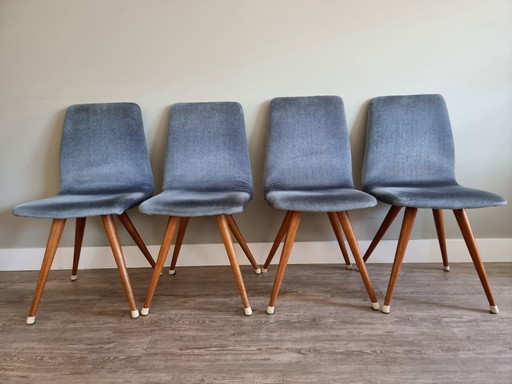 4x Vintage-Stühle