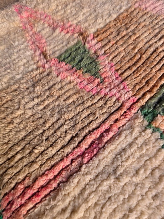 Image 1 of Boujaad-Teppich, rosa & cremefarben, 150 x 100 cm