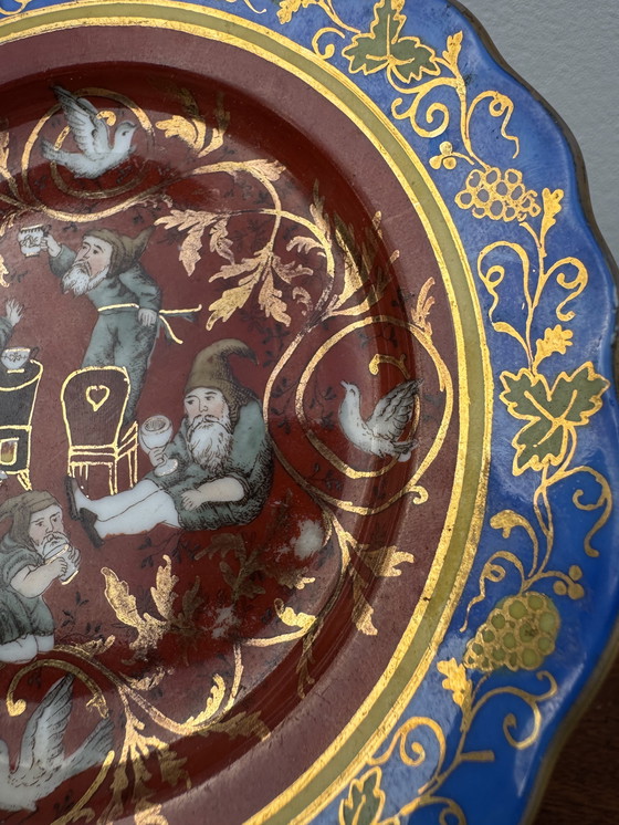 Image 1 of Assiettes de Noël porcelaine Meissen anciennes 