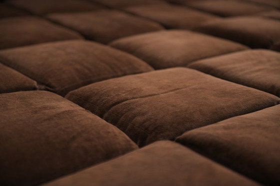 Image 1 of Very rare Castell Sofa in original fabric by Hans Hopfer for Wiener Werkstätte