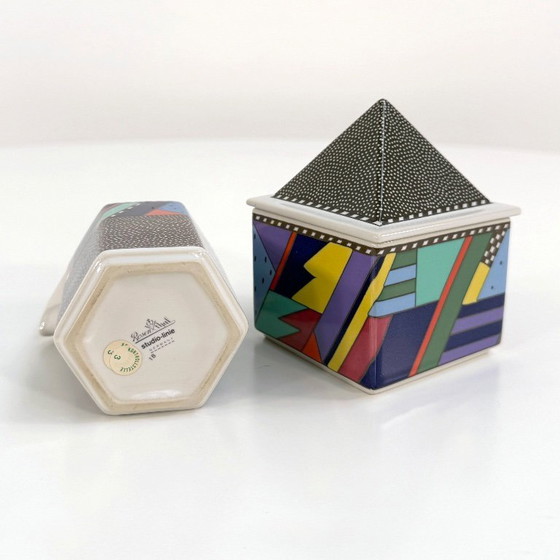 Image 1 of Milk & Sugar Set Scenario Metropol di Barbara Brenner per Rosenthal, anni '90