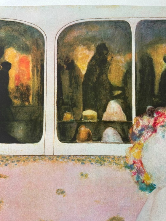 Image 1 of Leonor Fini - Estampe rare, femmes dans un café parisien