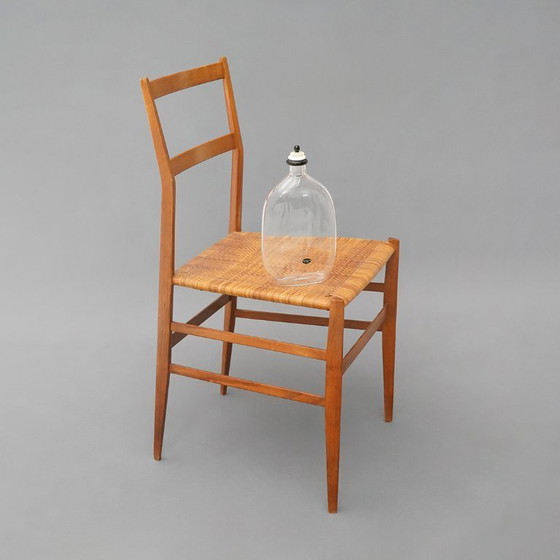 Image 1 of Botella de cristal de Murano con tapón de Giovanni Cenedese, década de 1970