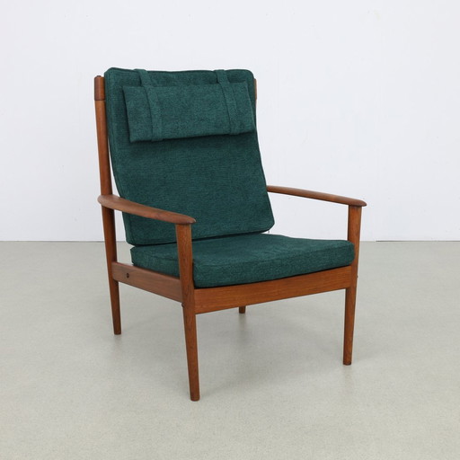 Vintage Armchair Teak Grete Jalk P. Jeppesens Møbelfabrik, 1960S