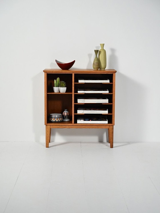 Image 1 of Åvidabergs oak magazine cabinet, 1950s