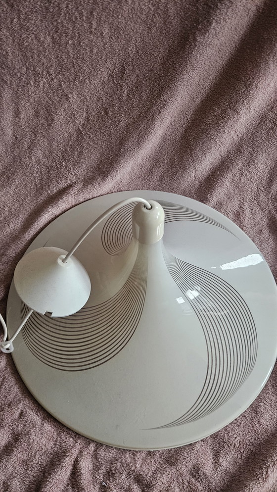 Image 1 of Lampada a sospensione in plastica "cappello da strega" Massive anni '80