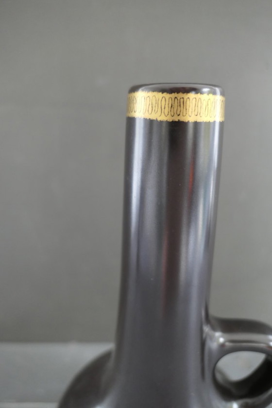 Image 1 of Vintage Keralux Boch Frères België vaas Ernest D'Hossche