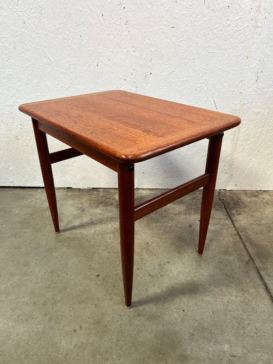 Vintage Teak Side table, Hmb Möbler, Sweden 1960s, Mobler, Wood, Brown (photo 10 of 13)