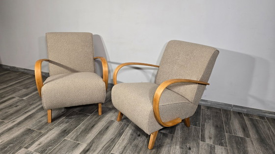 Image 1 of Sillones de Jindrich Halabala, juego de 2