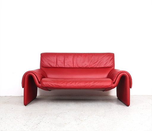 De Sede DS-2011 red design bench, 1990s