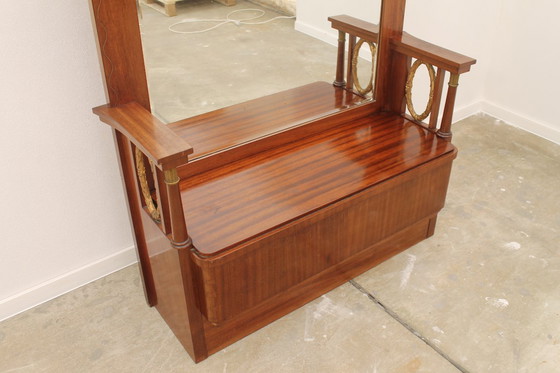 Image 1 of Espejo de salón de caoba de la Secesión vienesa, 1910