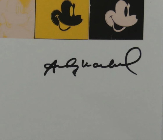 After Andy Warhol, Mickey Mouse, 1980s, Lithograph – Lithographs & prints, Paper (photo 3 of 7)