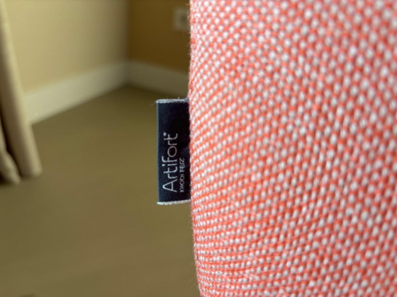 Image 1 of Fauteuil - Artifort - Dossier haut en laiton