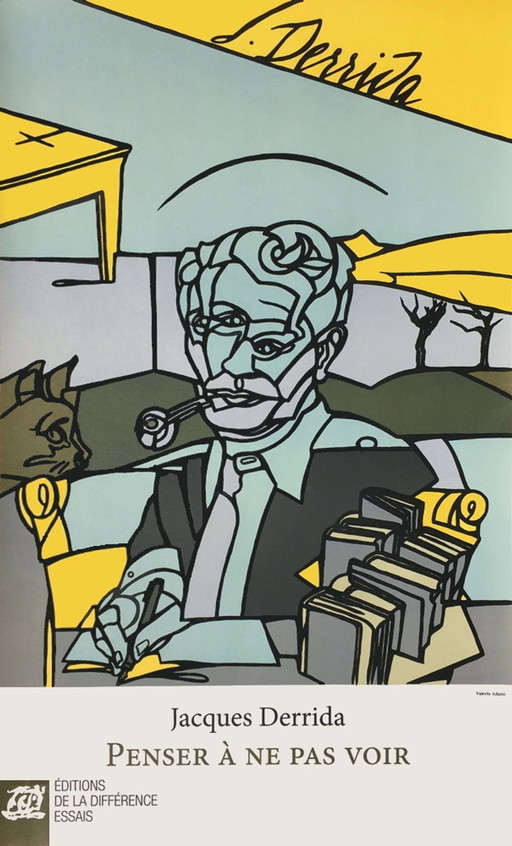 Valério ADAMI Jacques Derrida original poster 2004