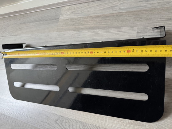 Image 1 of Bony Design Edelstahl-Garderobenständer mit 5 Haken, Knöpfen und Hutablage