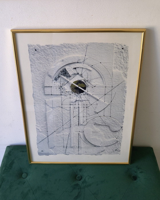 Litografia di Walter Valentini "La Porta Del Tempo" – Litografie e stampe, Glass, Metal (photo 2 of 14)