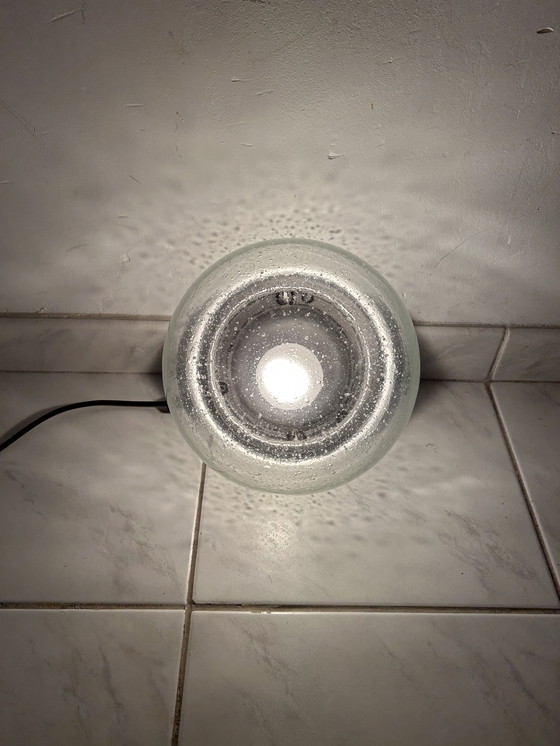 Image 1 of Lampada da parete vintage in vetro a bolle
