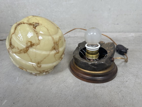 Image 1 of Art Deco table lamp - J.M. Belgium