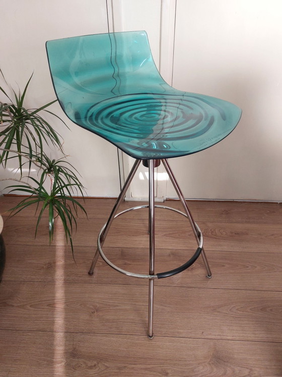 Calligaris L'eau Barstools (3 pieces) – Chrome, Plastic (photo 12 of 13)