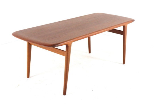 Image 1 of Vintage Deense teak salontafel 'Fugslev'
