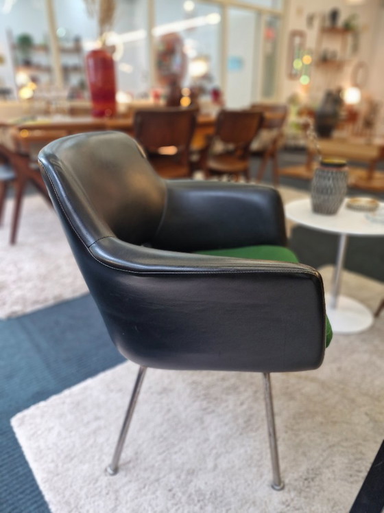 Vintage Airborne 'Deauville' Armchair – Marc & Pierre Simon (1962) – Airborne Dauville, Side chairs, Skai (photo 4 of 7)