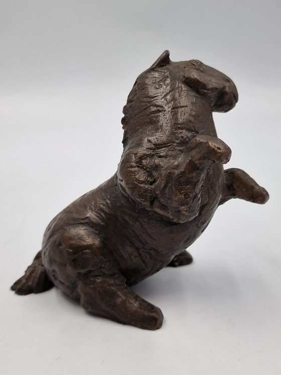Image 1 of Kleine Bronzeskulptur eines Pferdes, Arthur Spronken?