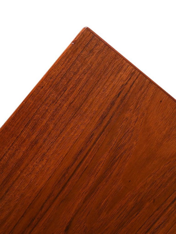 Image 1 of Coppia di comodini scandinavi in teak scuro del 1950