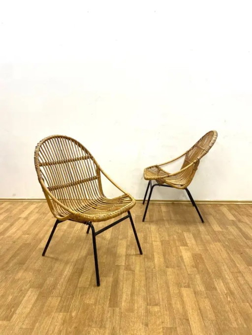 Pair of Armchairs, Alan Fuchs, 1960s, Czechoslovakia