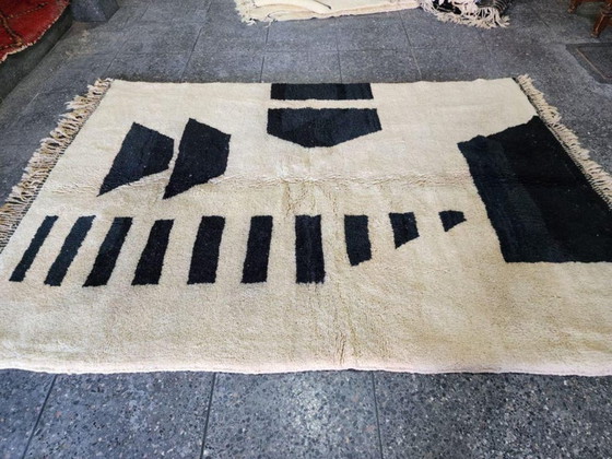 Image 1 of Tapis Beni Ouarain en laine authentisch 250cmx150cm