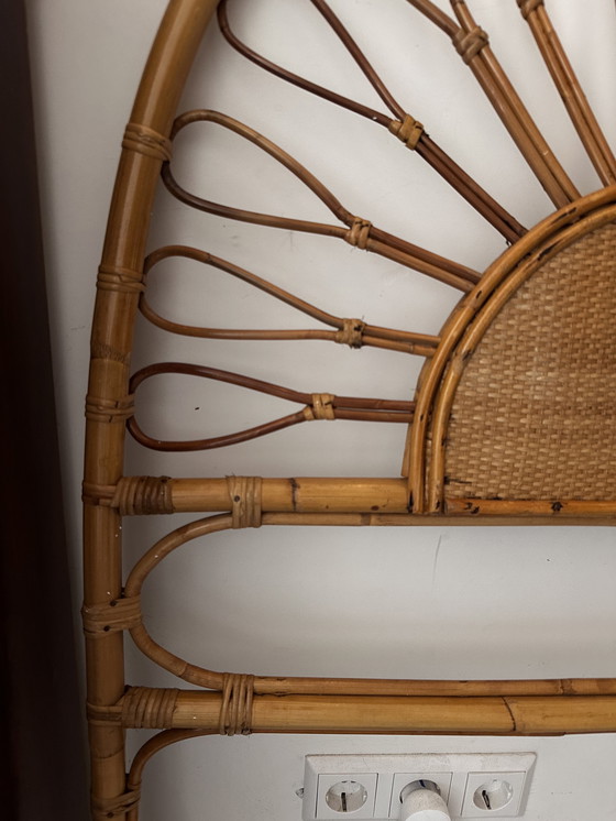 Image 1 of Tête de lit 70s Rattan