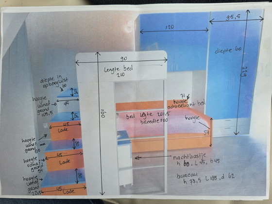 Image 1 of Habitación para adolescentes de fabricación italiana