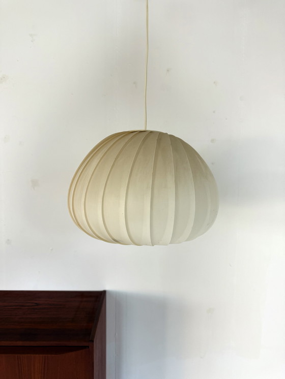 Image 1 of Lampada a sospensione vintage a stecche, Lars Schiøler anni '70