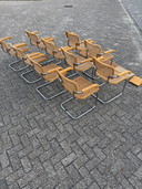 10x chaises à sangles Marcel Breuer