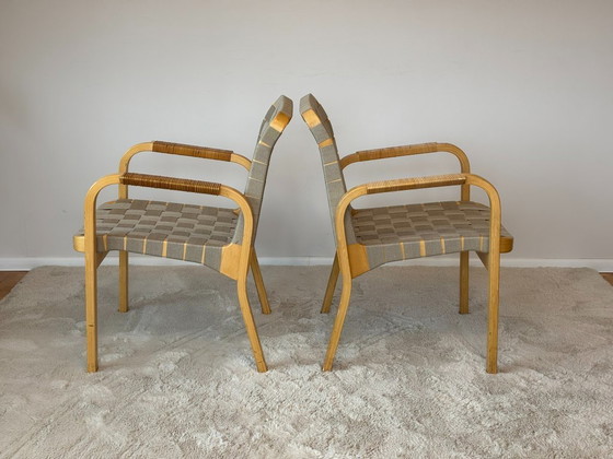 Image 1 of Sillones modelo 45 de Alvar Aalto para Artek, década de 1970. Juego de 2.