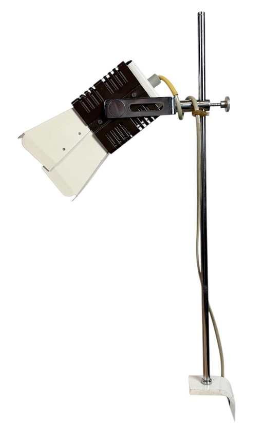 Vintage Beige Tischlampe von Josef Hůrka für Lidokov, 1970er Jahre