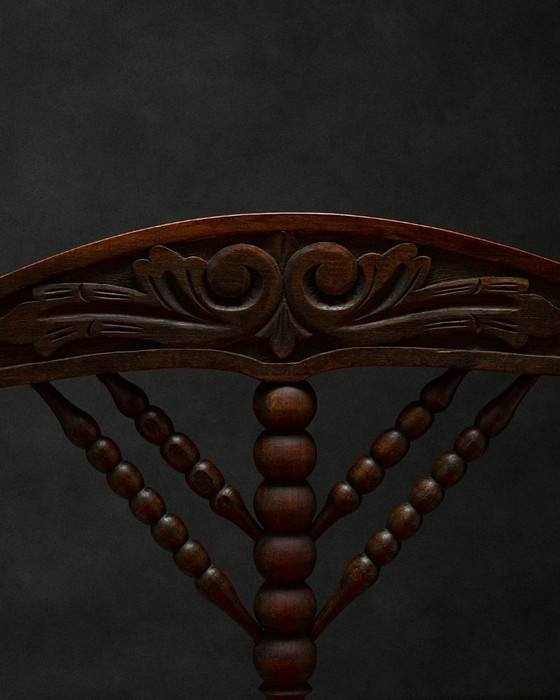 Image 1 of triangular century bobbin chair