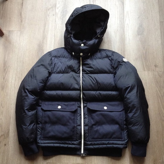Image 1 of Moncler blue down jacket