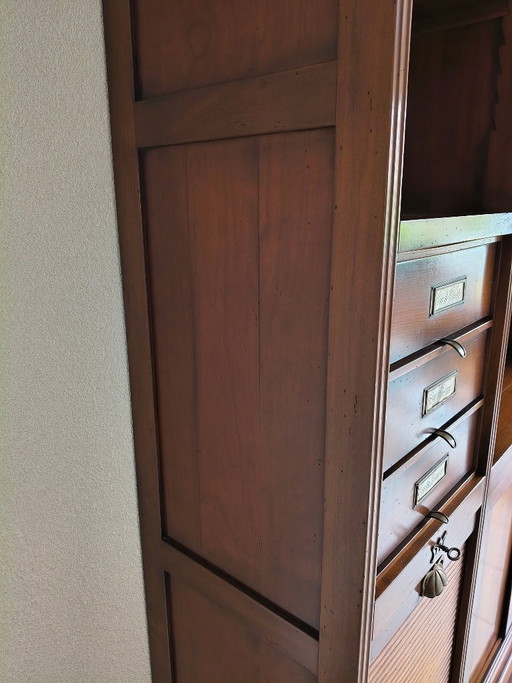 Assi d'Asolo bookcase - cherry wood - Italian design - mobili del collezione