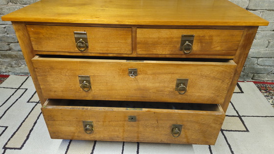 Image 1 of Kommode aus massivem Walnussholz, ca. 1960