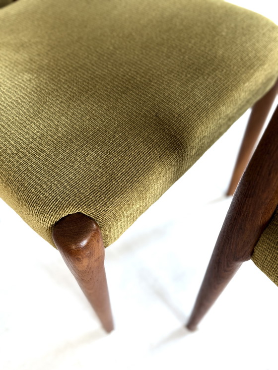 Image 1 of 6x vintage Deense eetkamerstoel, Burchardt-Nielsen ‘70