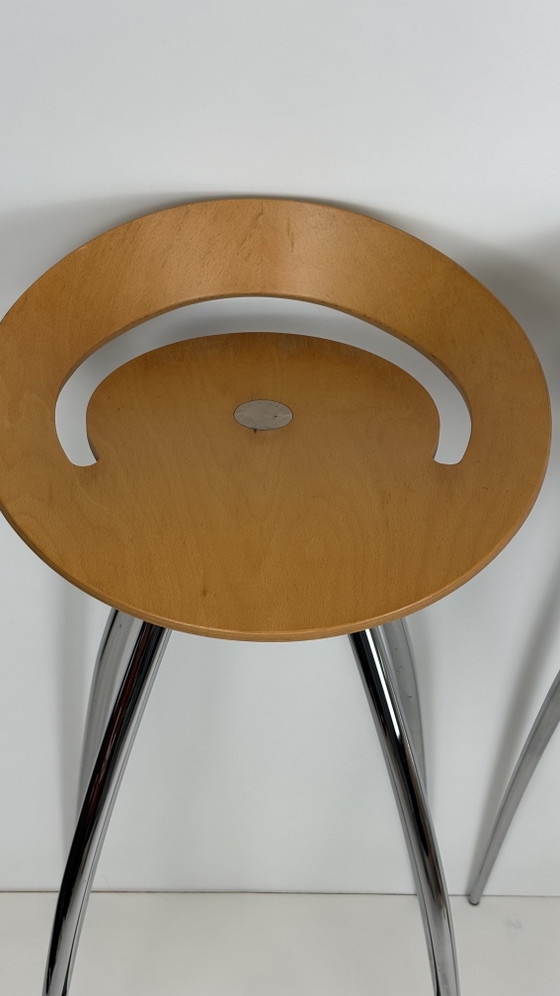 Image 1 of Vintage Magis Lyra set of bar stools Design Group Italia