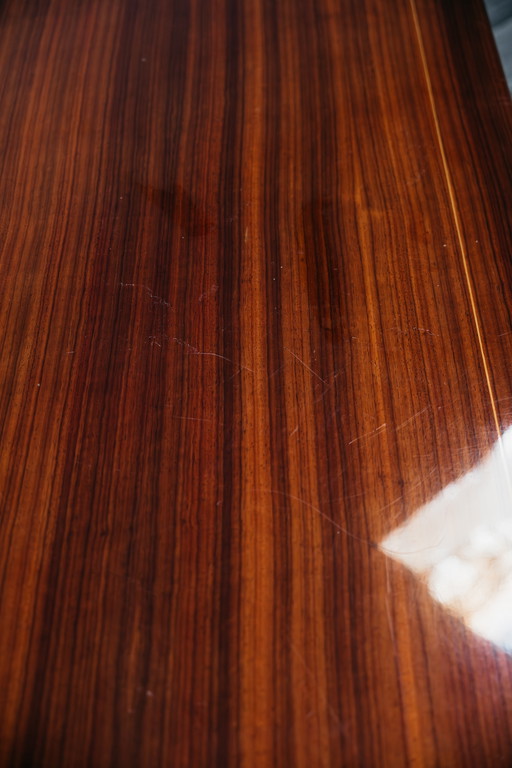 Rectangular Rosewood Dining Table, 1970s Vintage Modern Design