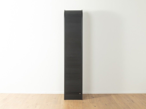 1980s Tambour door cabinet in the style of Aldo van den Nieuwelaar, Vintage