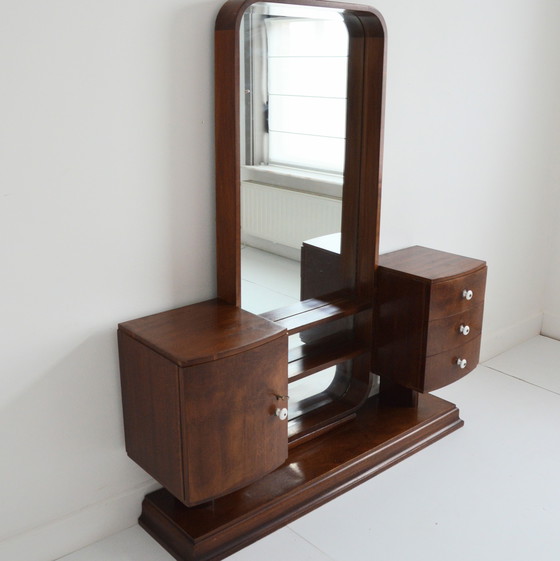 Image 1 of Art Deco 1930 Dressing table / Entrance cabinet