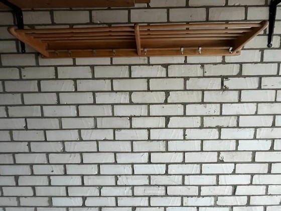 Image 1 of Bruynzeel Küchenregal, Pfannenregal, 1950er Jahre von Piet Zwart.