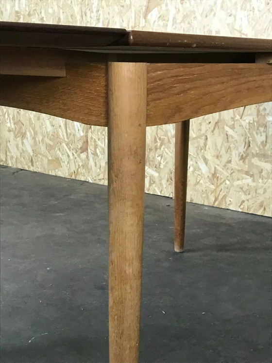 Image 1 of 60s 70s Oak Teak Dining Table Danish Modern Design Denmark 60s