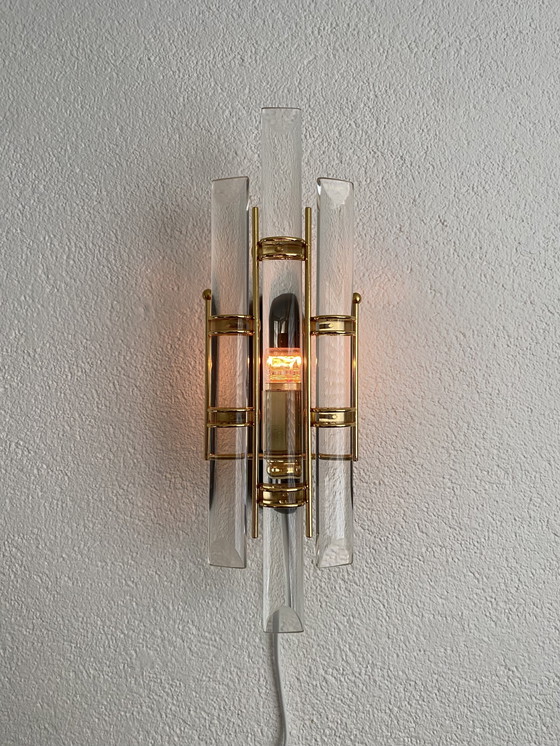 Image 1 of Appliques murales vintage Venini style Hollywood Regency