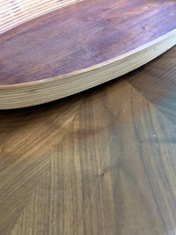 Grande Vassoio Vintage Ovale in Legno Curvato – Manici Ergonomici in Teak - Scandinavo – Oggetti decorativi (photo 11 of 15)