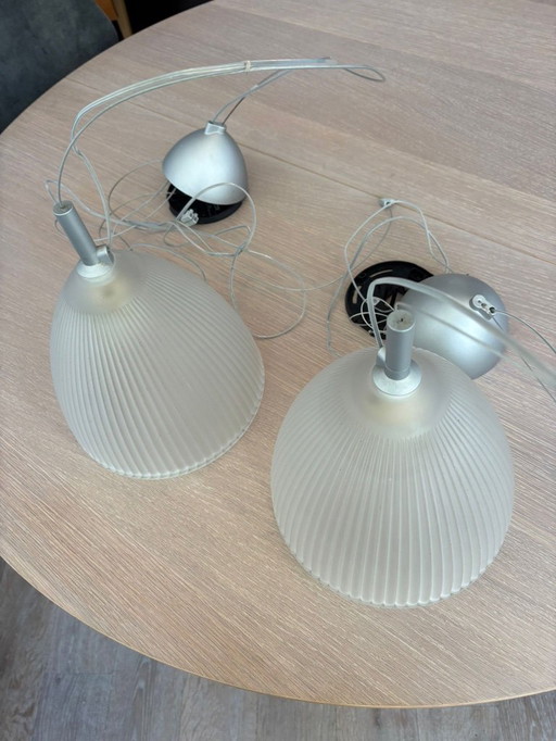 Two design hanging lamps Stresa model Lucitalia